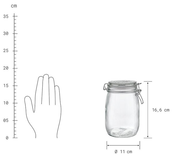 MASON'S Zavařovací sklenice 1000 ml