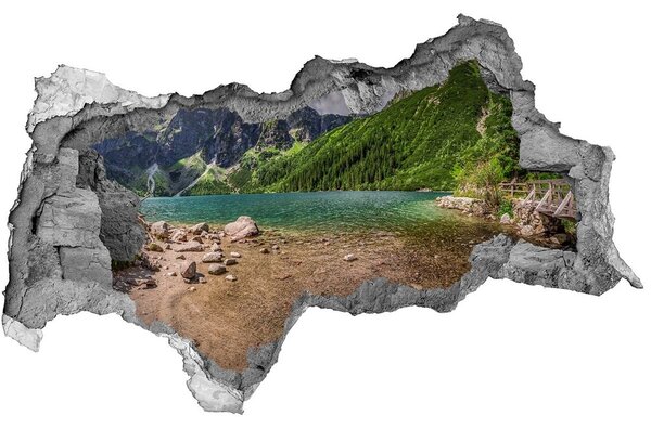 Samolepící díra na stěnu Jezero v horách nd-b-99700952
