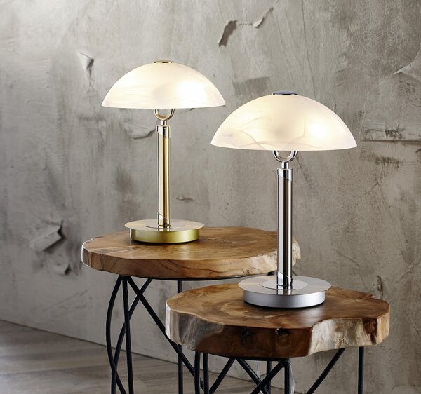 STOLNÍ LAMPA, 25,5/37 cm Novel - Stolní lampy