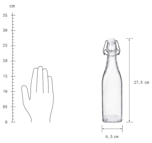 SWING Láhev s patentním uzávěrem 500 ml