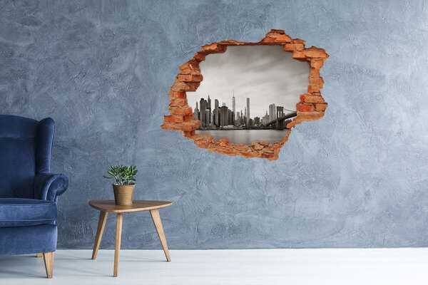Fototapeta díra na zeď Manhattan New York nd-c-100924345