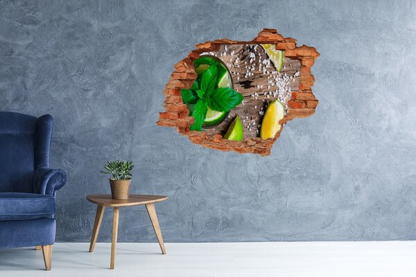 Nálepka 3D díra samolepící Mojito nd-c-100732459