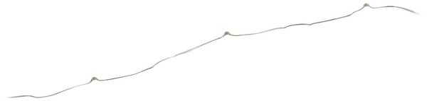 TWINE LIGHTS Světelný řetěz s USB 100 světel - stříbrná