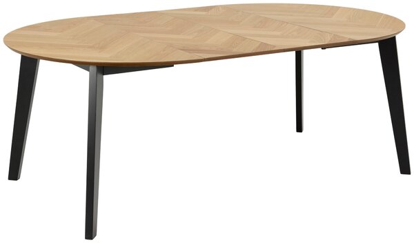 JÍDELNÍ STŮL, černá, barvy dubu, 120/120/74,5 cm P & B - Jídelní stoly, Online Only