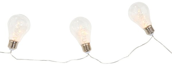 BULB LIGHTS LED Světelný řetěz s USB 10 žárovek