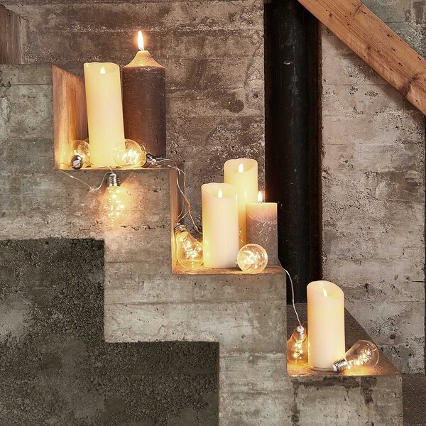 BULB LIGHTS LED Světelný řetěz s USB 10 žárovek