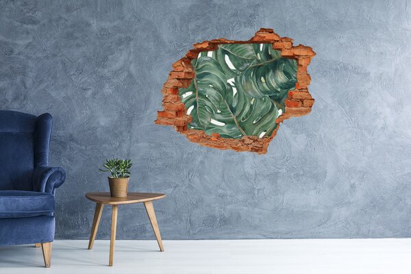 Nálepka 3D díra samolepící Monstera nd-c-101969533