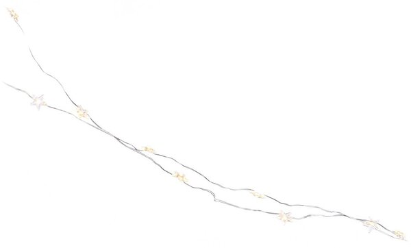 STAR LIGHTS LED Světelný řetěz drátěné hvězdy s USB 50 světel