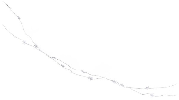 STAR LIGHTS LED Světelný řetěz drátěné hvězdy s USB 50 světel