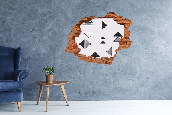 Fototapeta díra na zeď Trojúhelníky pozadí nd-c-101904659