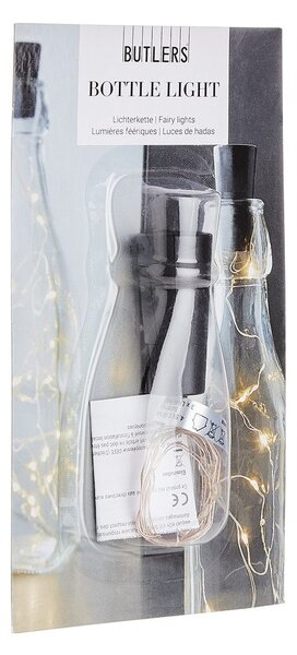 BOTTLE LIGHT LED Zátka na láhev světlo teplé - bílá