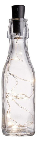 BOTTLE LIGHT LED Zátka na láhev světlo teplé - bílá