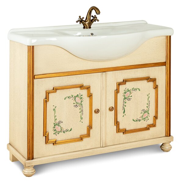 Koupelnová komoda s porcelánovým umyvadlem IDART 0053 P