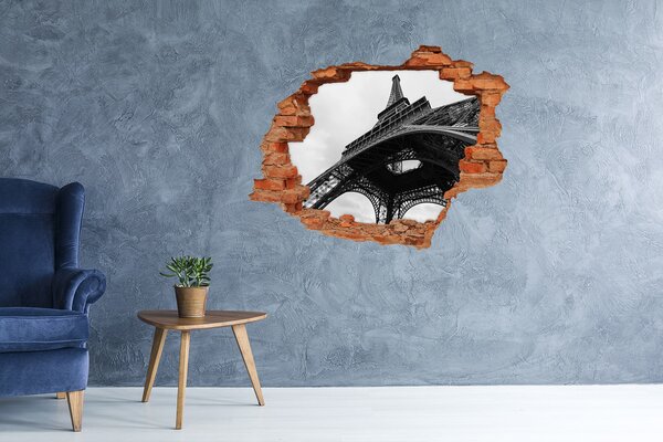 Fototapeta díra na zeď Eiffelova věž Paříž nd-c-105314792