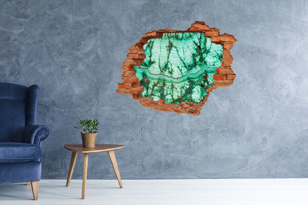 Díra 3D foto tapeta nálepka Malachitová textura nd-c-105546470