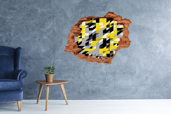 Díra 3D foto tapeta nálepka Gemetrické pozadí nd-c-105678870