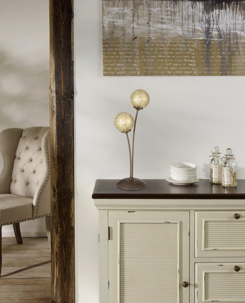 STOLNÍ LAMPA, G9, 17/17/53 cm - Stolní lampy