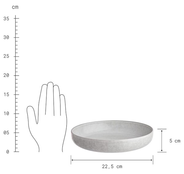 HENLEY Talíř na těstoviny 23 cm