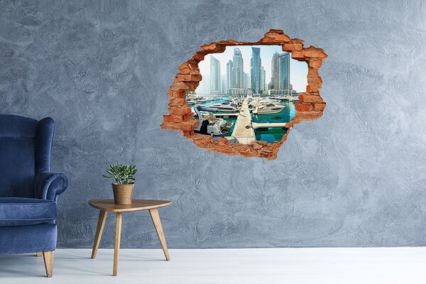 Fototapeta díra na zeď Marina Dubaj nd-c-106709864