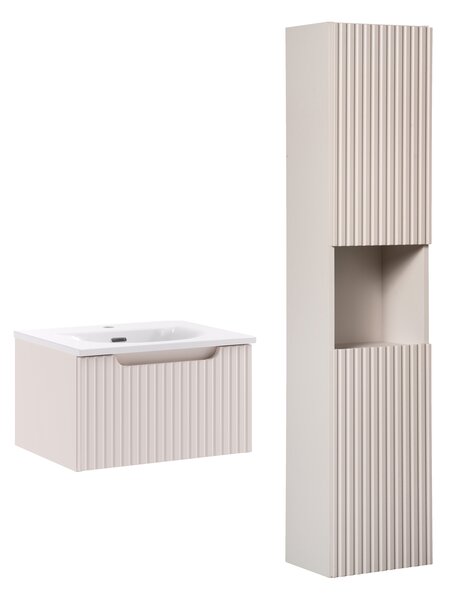 Comad Set koupelnového nábytku Nova Cashmere 50 kašmír mat (3 kusy nábytku)