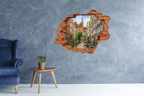 Fototapeta díra na zeď Gdaňsk Polsko nd-c-107559197
