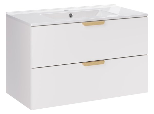 Comad Koupelnová skříňka s nábytkovým umyvadlem Aster White 80 bílá mat