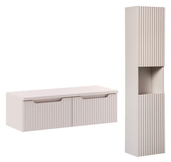 Comad Set koupelnového nábytku Nova Cashmere 100 kašmír mat 1 (4 kusy nábytku)