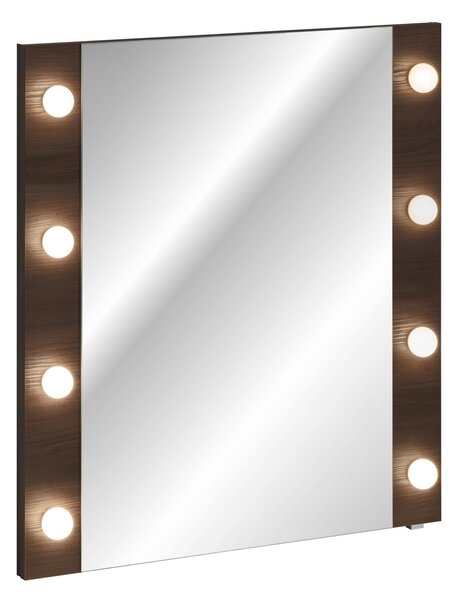 Comad Zrcadlo s LED osvětlením Dorothy Ristretto 80 dub ristretto
