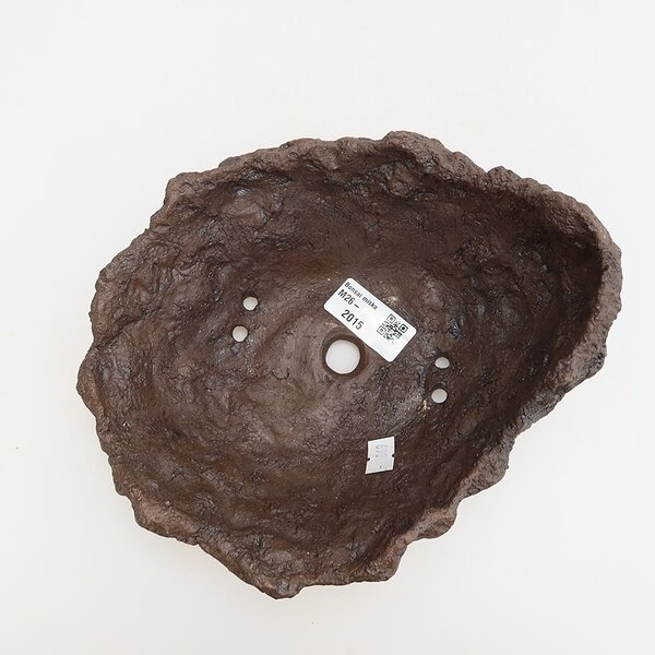E-bonsai Keramická Skořápka 18,5 x 16,5 x 13 cm hnědá