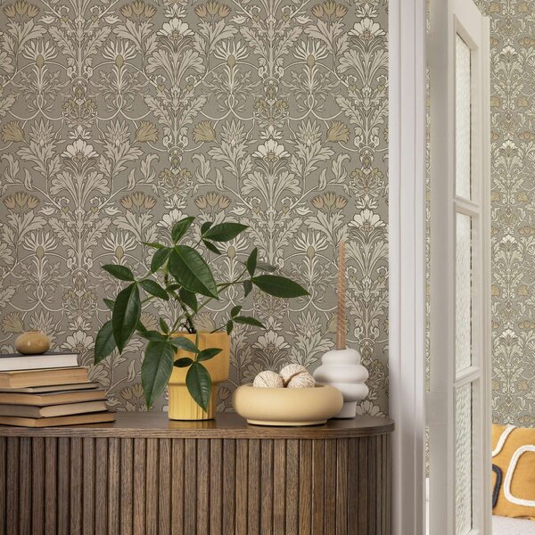 Tapety Klasický květinový ornament ve stylu Williama Morrise, Tapety francouzské, a00171 : uwalls.cz