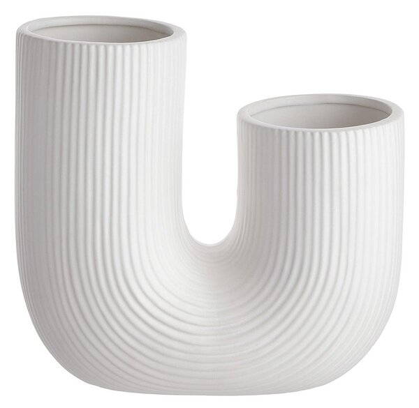 TUBE Váza rýhovaná 23 cm