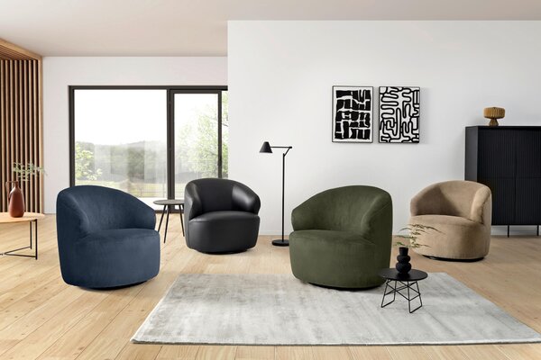 KŘESLO, textil, tmavě zelená MID.YOU - Online Only křesla & taburety, Online Only