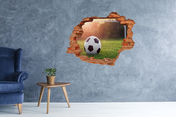 Fototapeta díra na zeď 3D Fotbal nd-c-110116373