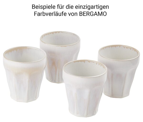 BERGAMO Hrnek na kávu 250 ml - bílá