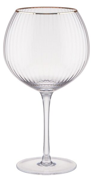 GOLDEN TWENTIES Sklenice na gin se zlatým okrajem 650 ml