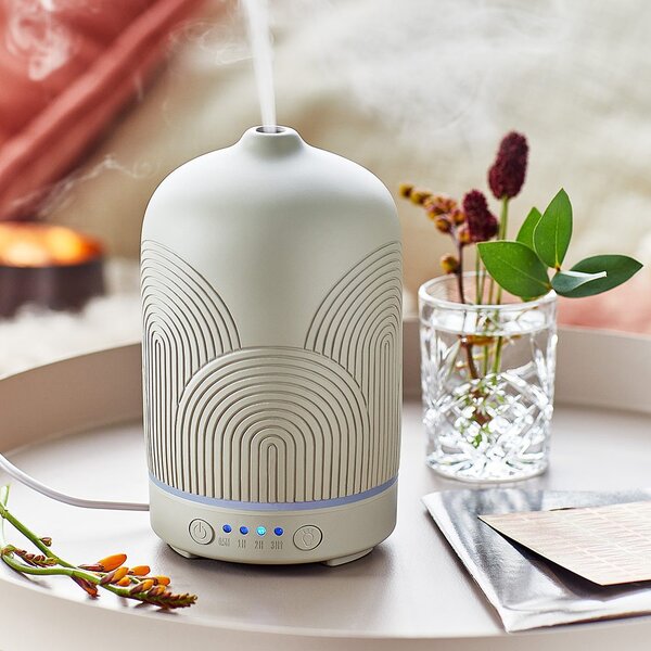 CLOUD NINE Aroma difuzér duha - šedá