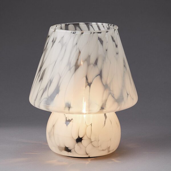 MISS MARBLE LED Lampa 21,5 cm - bílá