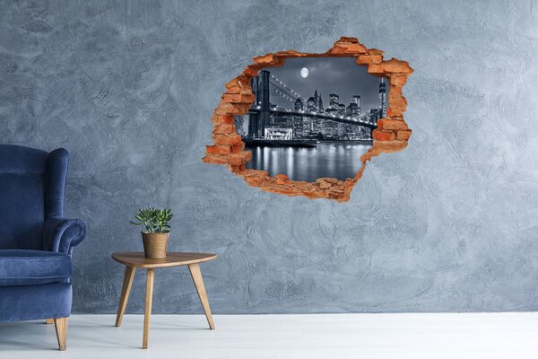 Fototapeta díra na zeď Manhattan New York nd-c-111515622
