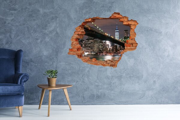 Fototapeta díra na zeď Manhattan New York nd-c-112427472