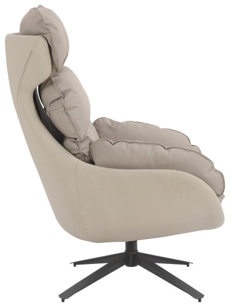 RELAXAČNÍ KŘESLO, textil, šedohnědá MID.YOU - Online Only křesla & taburety, Online Only
