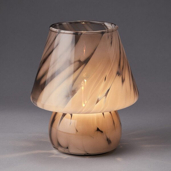 MISS MARBLE LED Lampa 17 cm - bílá
