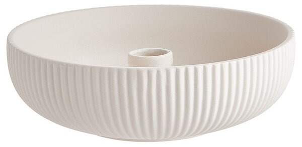 CANDLE BOWL Svícen 16 cm - béžová
