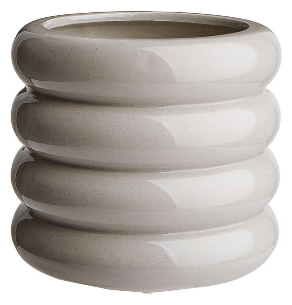 HOOP Květináč 14 cm - šedá