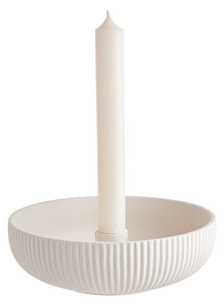 CANDLE BOWL Svícen 16 cm - béžová