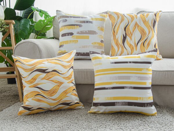 XPOSE® Set povlaků na polštář LIMA 43x43 cm - 4ks