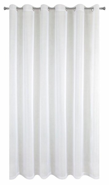 Bílá záclona na kroužcích LUCY 350 x 250 cm