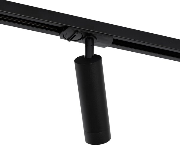 Moderní kolejnicový systém s 5 bodovými světly černý 1-fázový GU10 35mm - Iconic Jeana Luxe