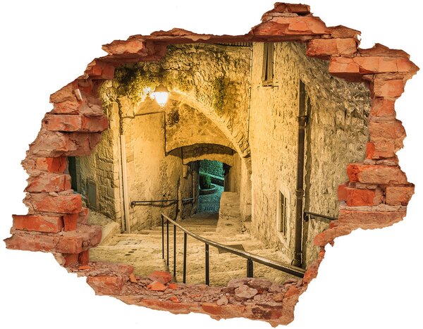 Fototapeta díra na zeď Peille noc Francie nd-c-115550591