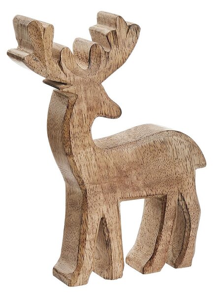 FOREST Dřevěný jelen 15 cm