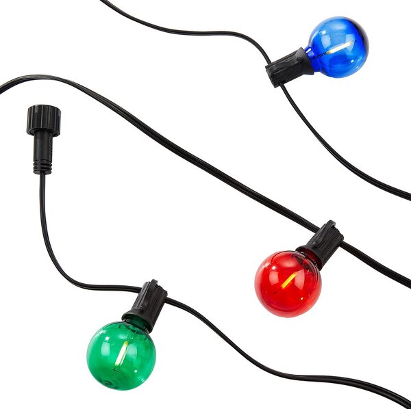 RAINBOW BULBS LED Světelný řetěz venkovní 30 světel